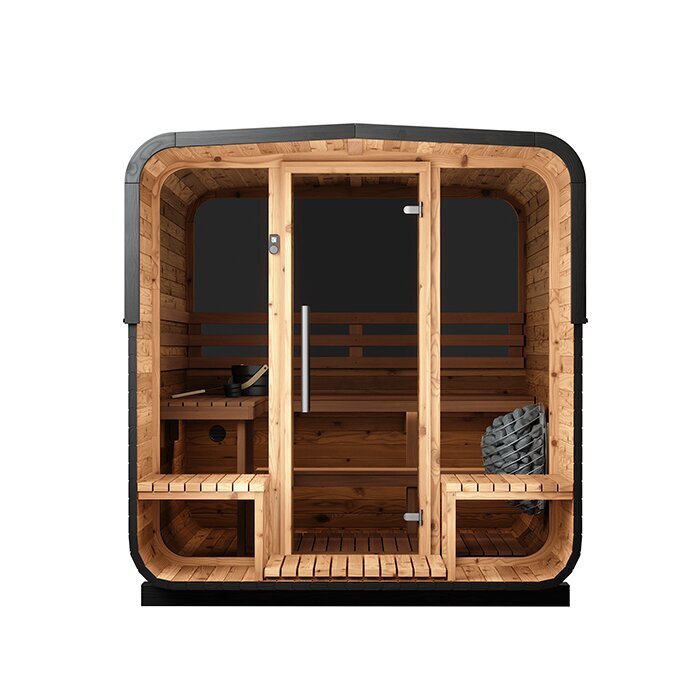 Tunna-sauna úr hitaviði