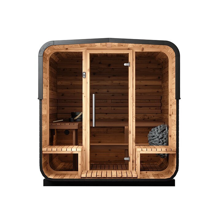 Tunna-sauna úr hitaviði