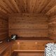 Tunna-sauna úr hitaviði