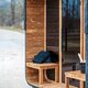 Tunna-sauna úr hitaviði
