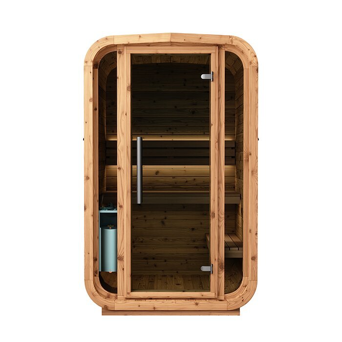 Tunna-sauna úr hitaviði