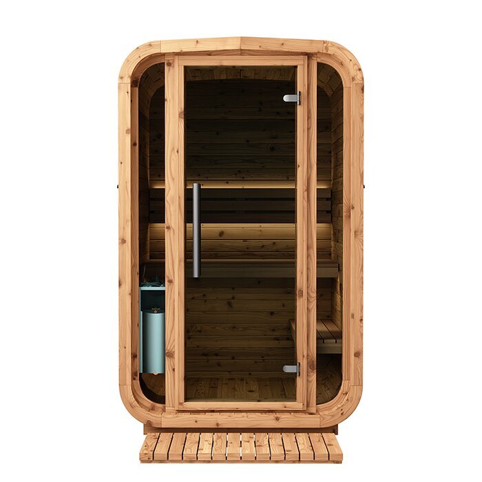 Tunna-sauna úr hitaviði