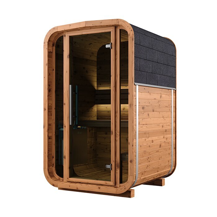 Tunna-sauna úr hitaviði