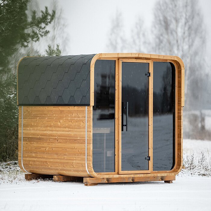 Tunna-sauna úr hitaviði