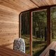Tunna-sauna úr hitaviði