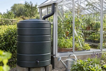 Quanto deve essere grande il serbatoio per l’acqua piovana della serra?