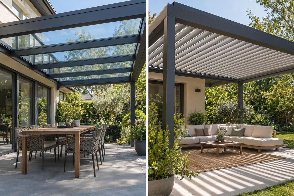 Copertura in vetro fissa o pergola a lamelle?