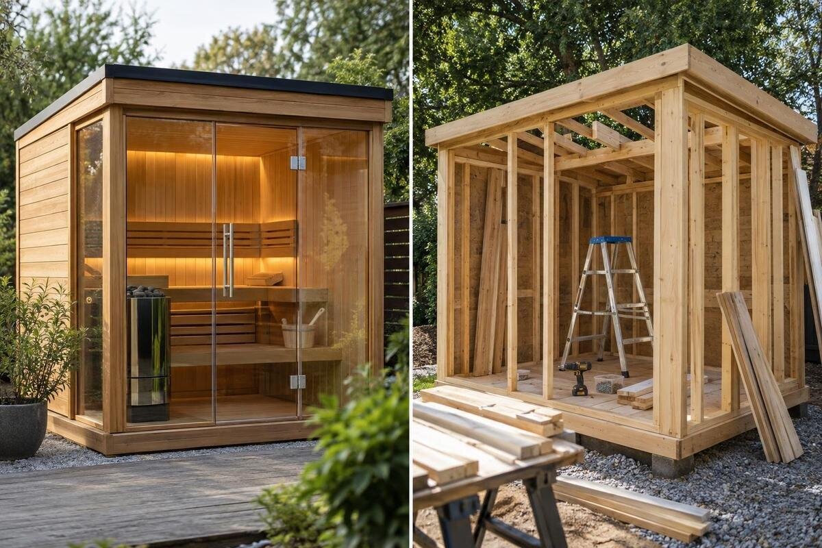 Sauna pronta o costruita da zero: quale scegliere?