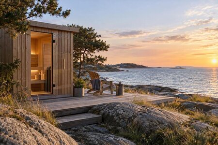 Come scegliere una sauna da esterno al mare