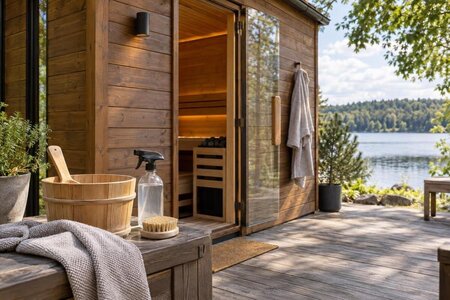 Sauna in Thermowood: calendario di manutenzione del primo anno