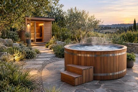 Come abbinare sauna e vasca idromassaggio in giardino