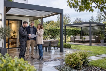 Acquisto di una pergola con posa: confronto dei preventivi a parità di voci