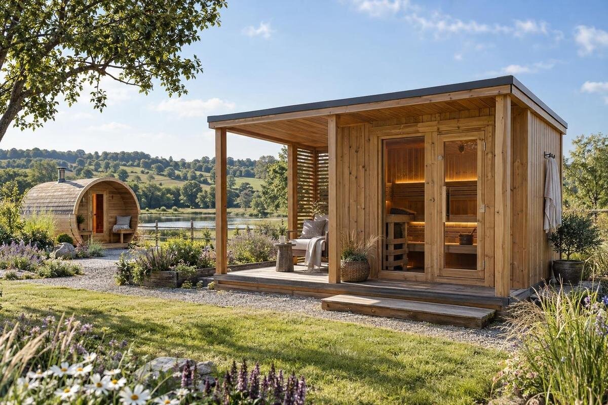 Come acquistare una sauna con ingresso coperto o terrazza