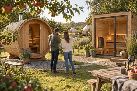 Acquistare una sauna domestica per il glamping: domande da porsi