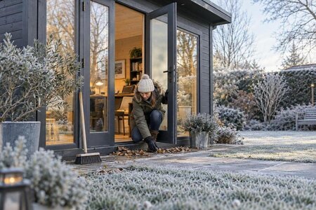 Come preparare la casetta da giardino per usarla in inverno: checklist