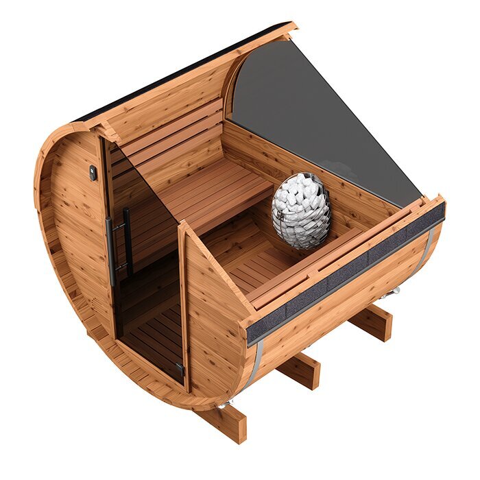 Sauna a botte in legno termico