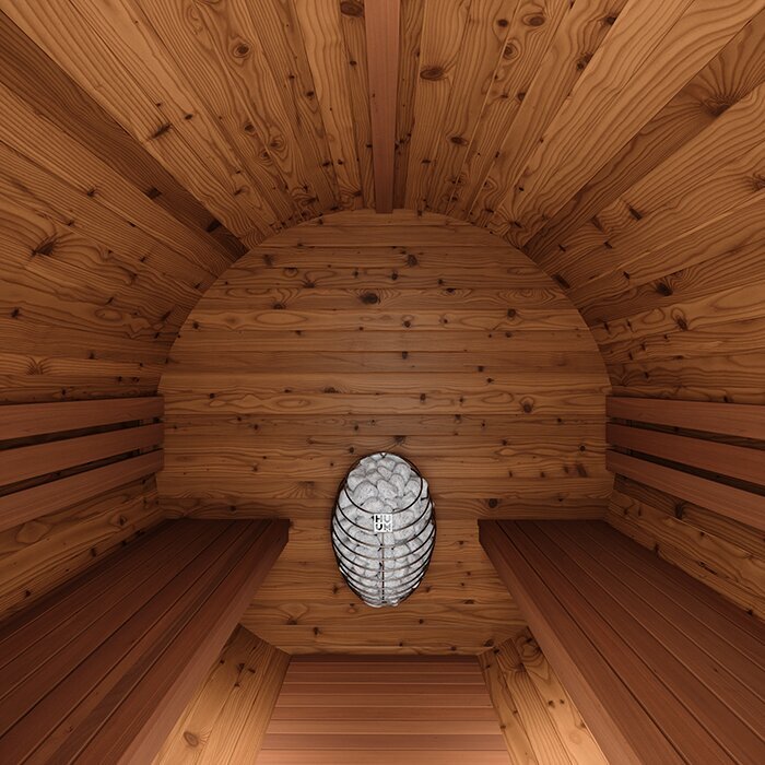 Sauna a botte in legno termico