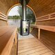 Sauna a botte in legno termico