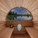 Sauna a botte in legno termico