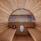 Sauna a botte in legno termico