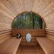 Sauna a botte in legno termico