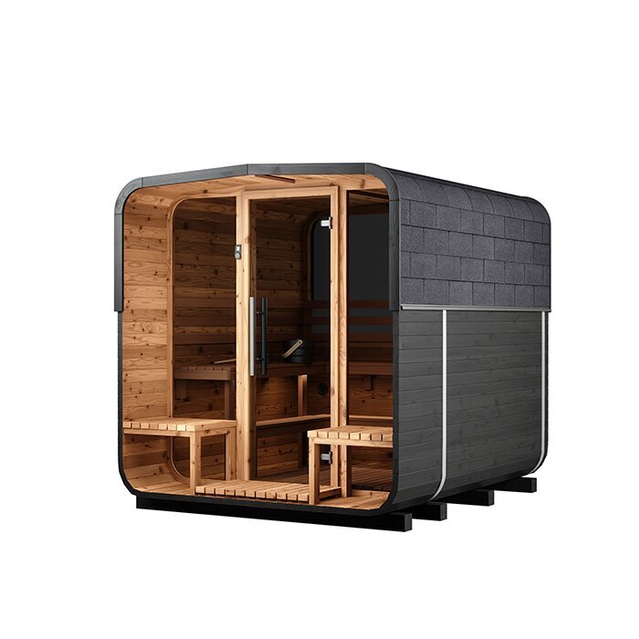 Sauna a botte in legno termico