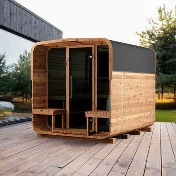 Sauna a botte in legno termico N 250