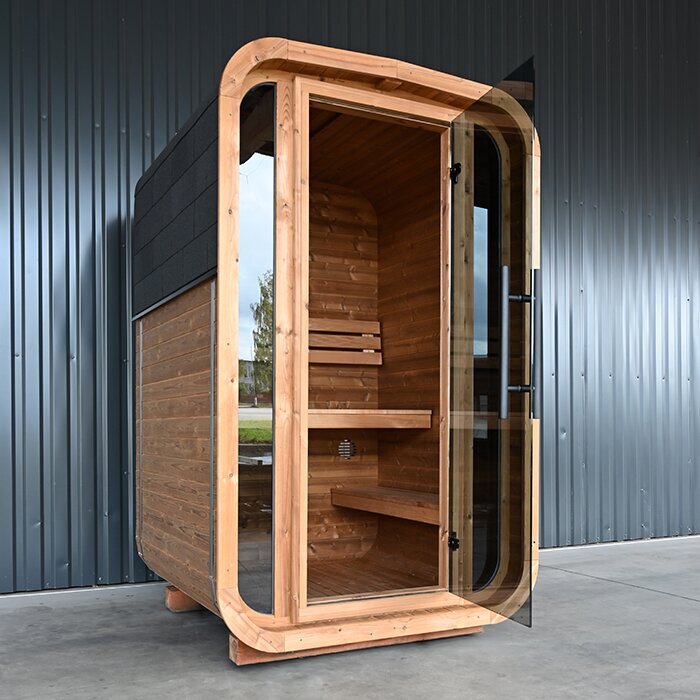 Sauna a botte in legno termico
