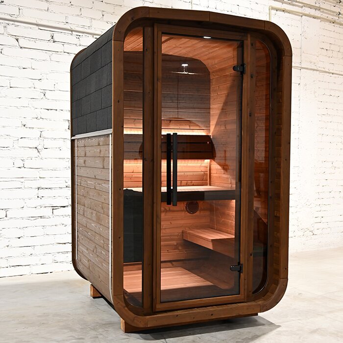 Sauna a botte in legno termico