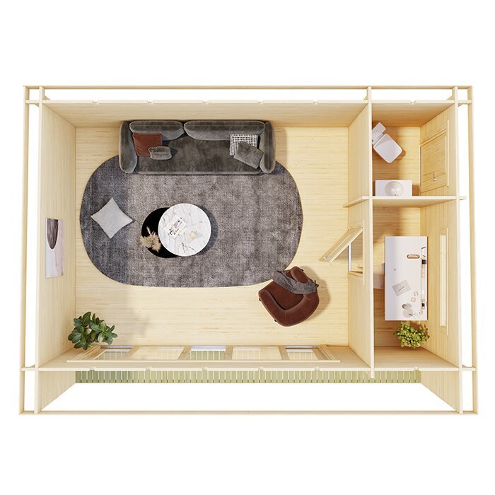 Casetta da giardino in legno Bloomcabin Durano