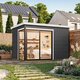 Modano – ガラスフロントの構成を選べる北欧デザインのモダンガーデンハウス