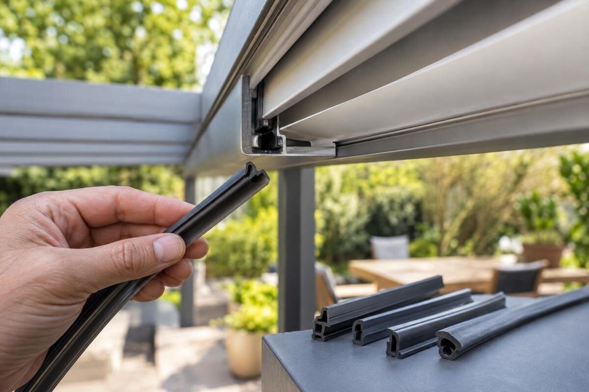 페르골라 실링 교체: 맞는 패킹 프로파일을 찾는 방법