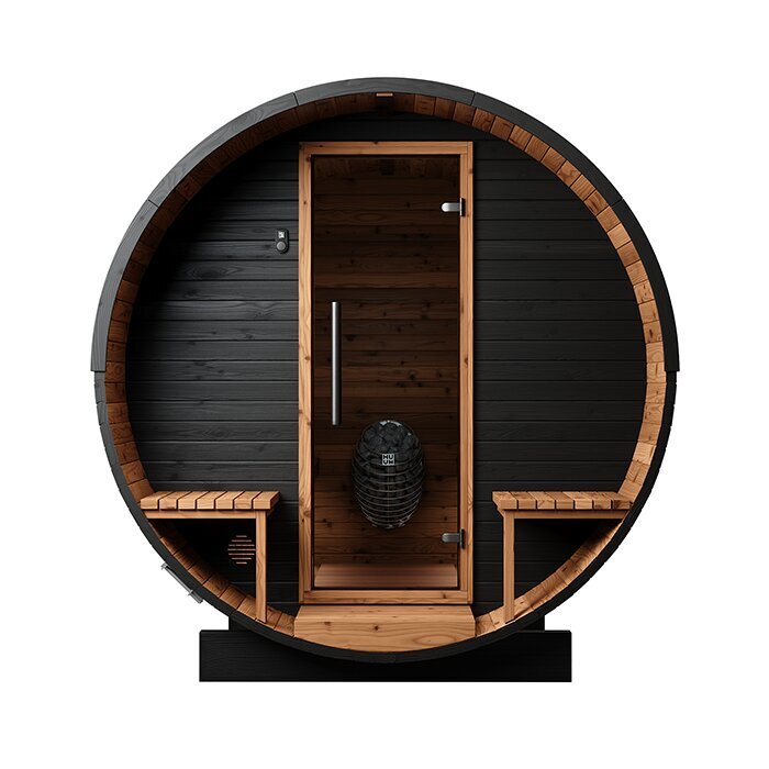 열처리 목재 배럴 사우나