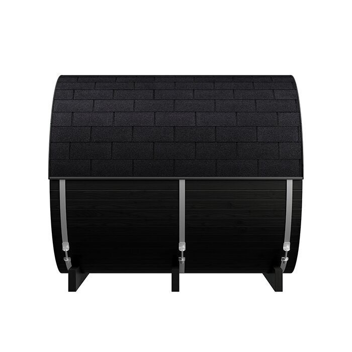 Statinės pirtis iš termo medienos