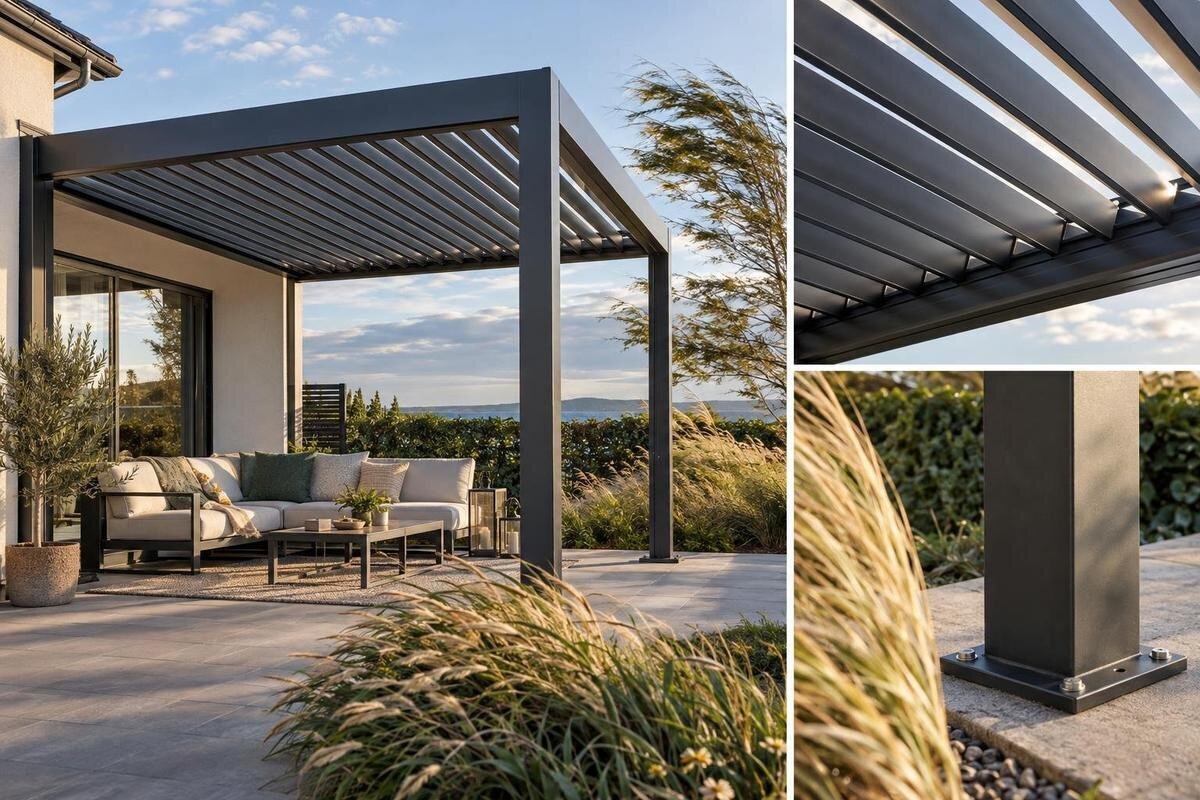Acheter une pergola pour un emplacement exposé au vent