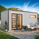 Abri de jardin compact en bois massif - Veltor