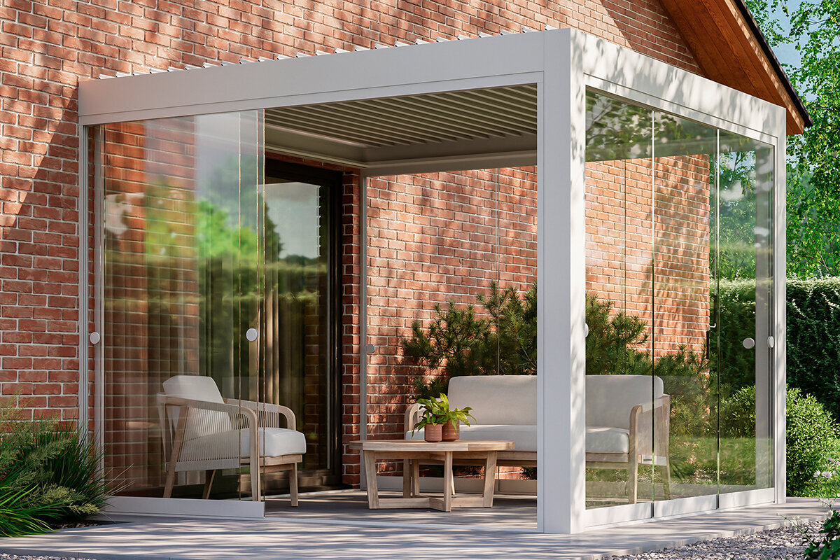 Pergola vai ziemas dārzs: kura robeža vajadzīga jūsu mājai?