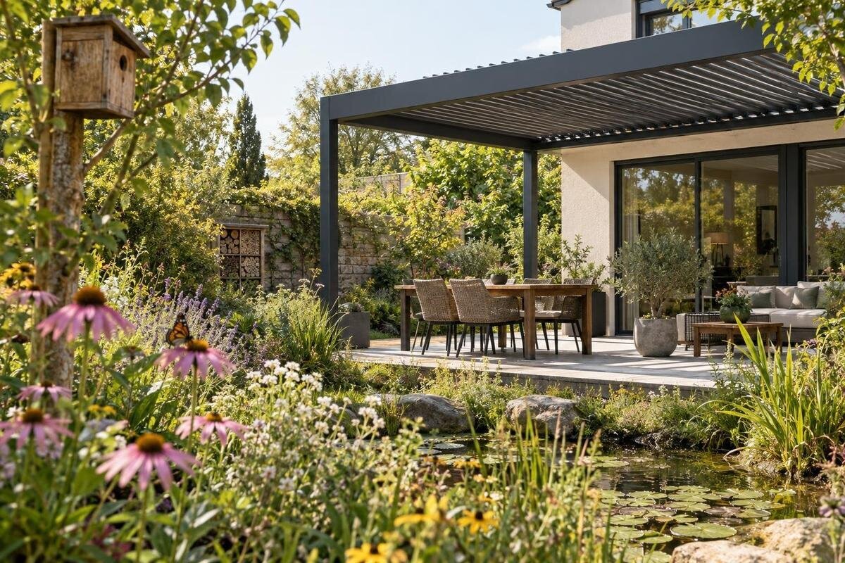Pergola dabai draudzīgā dārzā: pārdomāta plānošana
