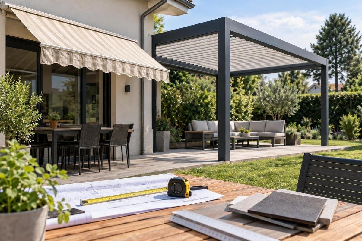Mainot markīzi pret pergolu: kas mainās?