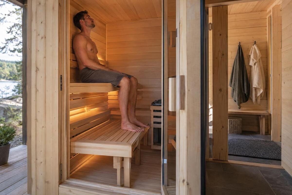 Sauna gara auguma cilvēkiem: lāvas izmēri