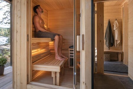 Sauna gara auguma cilvēkiem: lāvas izmēri