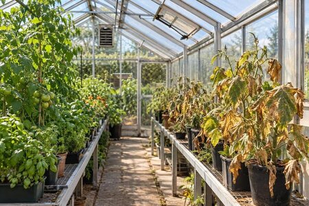 Diagnosing Plant Scorch Along One Greenhouse Side