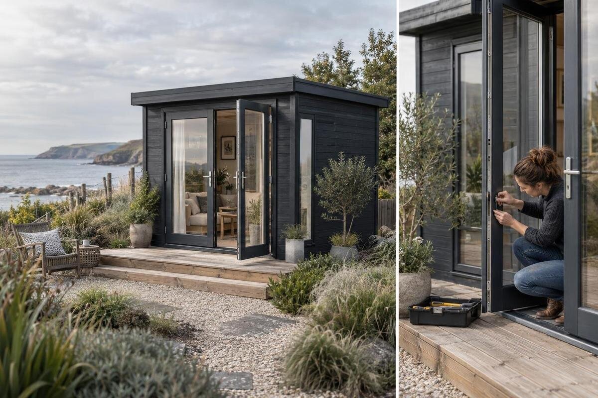 Why Garden Shed Doors Stick: Seasonal Movement and Adjustment