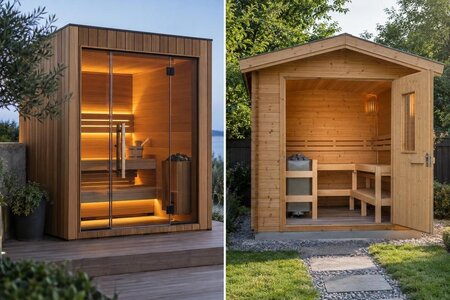 Sauna compacta prémium o básica más amplia: ¿qué priorizar?