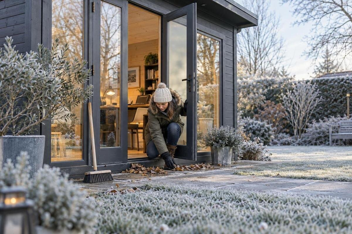 Lista de preparativos para usar tu caseta de jardín en invierno