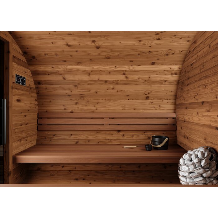 Sauna de barril de madera termotratada