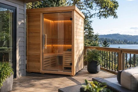 Bolehkah Sauna Luar Dipasang di Atas Dek Sedia Ada?