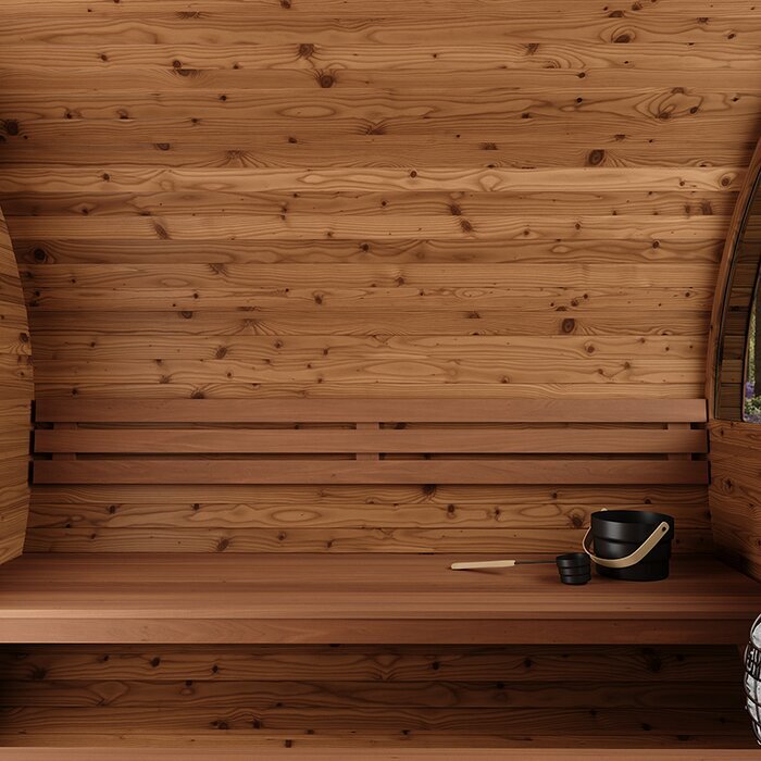 Sauna Tong daripada Kayu Terma