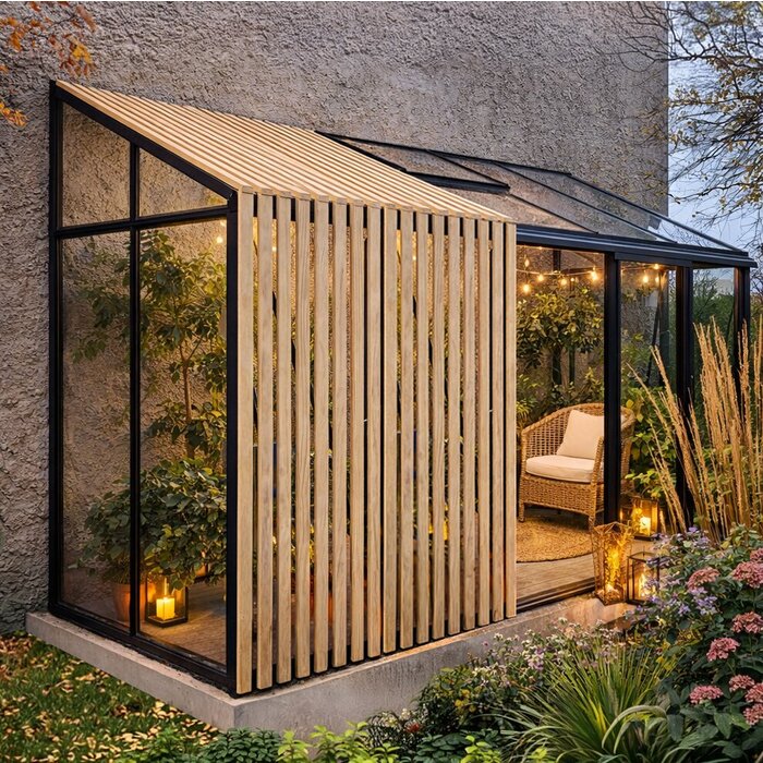 Limited Edition aanbouwkas met Accoya Bloomcabin Nederland