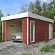 Premium houten garage – duurzaam, functioneel en tijdloos in design